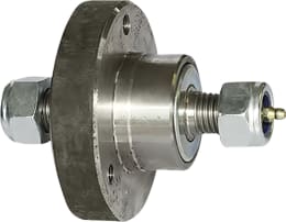 Produktbild: Industriehof® Lagerung Ø außen 54,5 mm, 100 mm, Lochkreis 80 mm, für Sechscheibe John Deere, Kverneland