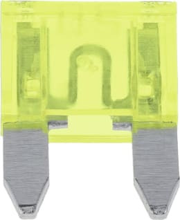 Technische Zeichnung: Herth + Buss Flachstecksicherung Mini FL, 32 V, 20 A, gelb, Inhalt 1 St. 50 295 779