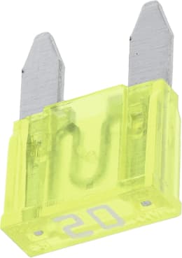 Produktbild: Herth + Buss Flachstecksicherung Mini FL, 32 V, 20 A, gelb, Inhalt 1 St. 50 295 779