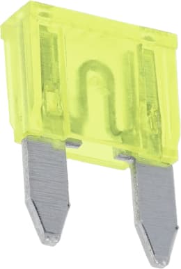 Produktbild: Herth + Buss Flachstecksicherung Mini FL, 32 V, 20 A, gelb, Inhalt 1 St. 50 295 779