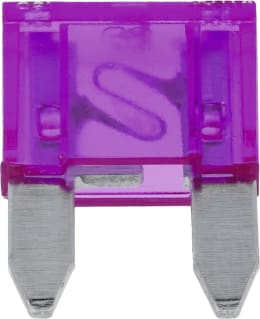 Produktbild: Herth + Buss Flachstecksicherung Mini FL, 32 V, 3 A, lila, Inhalt 1 St. 50 295 773