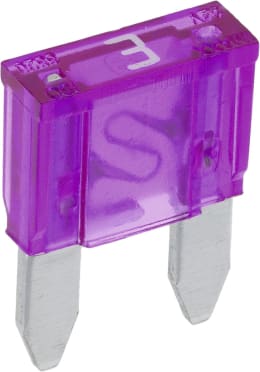 Produktbild: Herth + Buss Flachstecksicherung Mini FL, 32 V, 3 A, lila, Inhalt 1 St. 50 295 773