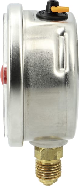 Produktbild: Hücobi Glyzerin-Manometer, Anschluss 1/4 unten, 0 bis 25 bar, nicht flüssigdüngerfest