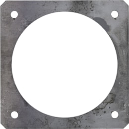 Produktbild: Hücobi 4-Eck-Flansch, schwarz, 230 x 230 mm, 8, für Gülleflanschschieber, 8021 200180