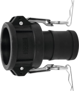 Produktbild: Hücobi M-Teil NW 2 Schlauchstutzen 50 mm Kamlock Typ C, PP, 2151 050000