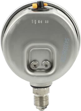 Produktbild: Hücobi Glyzerin-Manometer, Anschluss 1/4 unten, 0 bis 25 bar, flüssigdüngerfest
