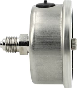 Produktbild: Hücobi Glyzerin-Manometer, Anschluss 1/4 hinten, 0 bis 25 bar, flüssigdüngerfest