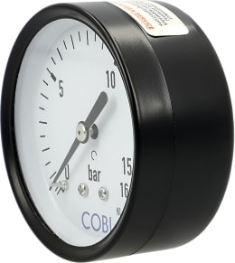 Produktbild: Hücobi Manometer, Anschluss 1/4 hinten, 0 bis 16 bar