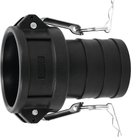 Produktbild: Hücobi M-Teil NW 3 Schlauchstutzen 75 mm Kamlock Typ C, PP, 2151 075000