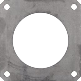 Produktbild: Hücobi 4-Eck-Flansch, schwarz, 180 x 180 mm, 5, für Gülleflanschschieber, 8021 125150