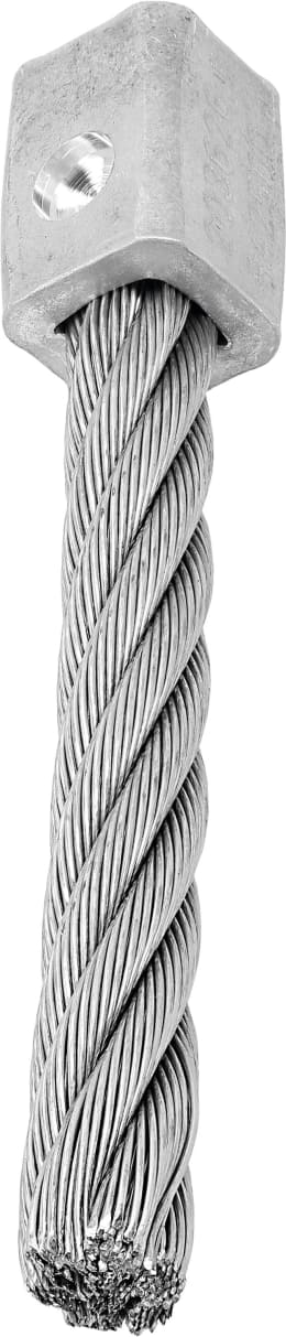 Produktbild: Ersatzzopf Pro 14 x 145 mm, Stahl, für Wildkrautbürste Pro, 12 St.