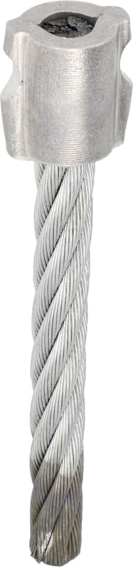 Produktbild: Ersatzzopf Duo 12 x 140 mm, Stahl, für Wildkrautbürste Duo, 8 St.