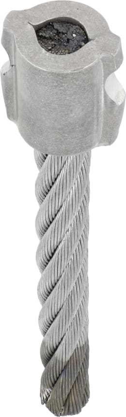Produktbild: Ersatzzopf Duo 12 x 140 mm, Stahl, für Wildkrautbürste Duo, 8 St.