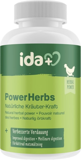 Produktbild: ida plus® Ergänzungsfuttermittel PowerHerbs 150 g für Hühner, Küken, Wachteln, Geflügel