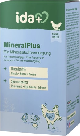 Produktbild: ida plus® Ergänzungsfuttermittel MineralPlus 280 g für Hühner, Küken, Wachteln, Geflügel