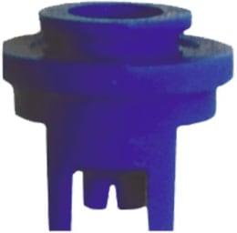 Produktbild: Lechler Antidrift-Flachstrahldüse AD, 120°-030, blau, POM (Polyoxymethylen), 6AD4075600004