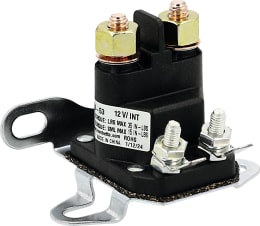 Set: Magnetschalter 12 V 2 x Schraubanschluss 1/4-20 UNF, 2 x Flachsteckanschluss 6,3 mm