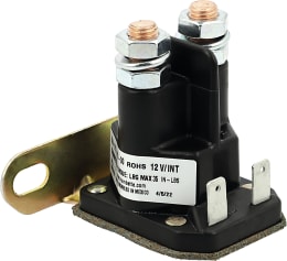 Produktbild: Magnetschalter 12 V 2 x Schraubanschluss 5/16-20 UNF, 2 x Flachsteckanschluss 6,3 mm