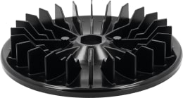Produktbild: Lüfterrad Ø 235 mm, Aufnahme 27 x 32 mm, ohne Kupplungseinsatz, für Rasenmäher John Deere, Sabo