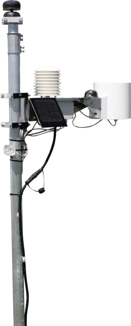 Produktbild: METOS® Wetterstation Pro 25 mit 25 Sensoren und Stationsmast zzgl. Servicevertrag