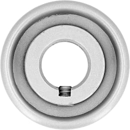 Produktbild: Keilriemenscheibe aus Stahl mit V-Nut für Keilriemen, Draufsicht