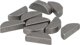 Produktbild: Halbmondkeil L x B x H 15,88 x 3,97 x 5,95 mm für Briggs & Stratton, Stiga, universal, 10 St.