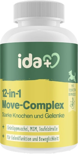 Produktbild: ida plus® Ergänzungsfuttermittel 12-in-1 Move-Complex 160 g für Hunde, Welpen