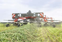 Lifestyle: Massey Ferguson Schwader MF RK 4 Kreisel, Schwad mittig