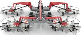 Produktbild: Massey Ferguson Schwader MF RK Gen2 4 Kreisel, Schwad mittig