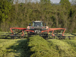 Lifestyle: Massey Ferguson Schwader MF RK Gen2 4 Kreisel, Schwad mittig