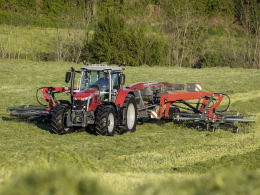 Lifestyle: Massey Ferguson Schwader MF RK Gen2 4 Kreisel, Schwad mittig
