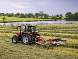 Lifestyle: Massey Ferguson Schwader MF RK 1 Kreisel, Schwad rechts