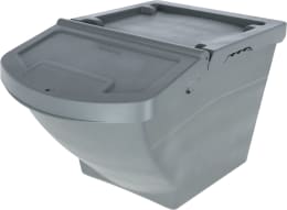 Produktbild: KERBL Futterbox 40 l, 390 x 345 x 578 mm, stapelbar, mit Deckel, für die Aufbewahrung von Tierfutter