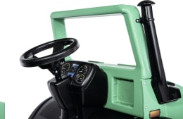 Produktbild: Rolly Toys® Trettraktor Unimog Forst mit Anbauseilwinde mit Kurbel