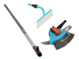 Produktbild: GARDENA VK-Set 3 CS Unkrautha.16cm+3in1 Fugenrei.+CS-Holzstiel 130cm