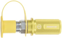Produktbild: Kennfixx® Hydraulik-Handgriff gelb -, BG 03, Stecker M 22 x 1,5 IG, Schlauch 1/2 IG