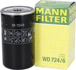 Produktbild: MANN Hydraulik-/Getriebeölfilter WD 724/6