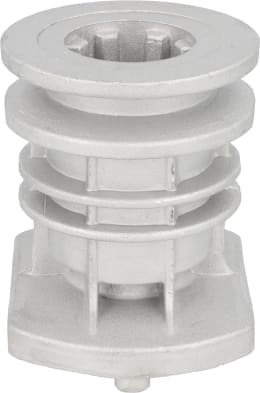Produktbild: Messerkupplung für Castel Garden, Ø Welle 22,2 mm, Aufnahme 18 mm, Einstecktiefe 43 mm