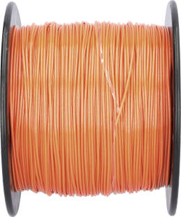 Produktbild: Mähfaden Alucut 2,4 mm/360 m rund, orange, Spule