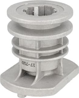 Produktbild: Messerkupplung für Castel Garden, Ø Welle 25 mm, Aufnahme 18 mm, Einstecktiefe 43 mm