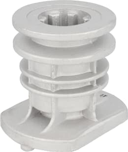 Produktbild: Messerkupplung für Castel Garden, Ø Welle 22,2 mm, Aufnahme 18 mm, Einstecktiefe 43 mm