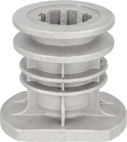 Produktbild: Messerkupplung für Castel Garden, Ø Welle 25 mm, Aufnahme 18 mm, Einstecktiefe 43 mm