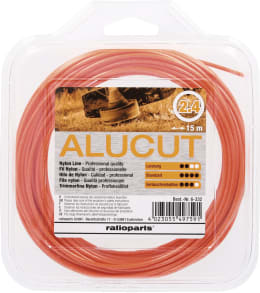 Produktbild: Mähfaden Alucut 2,4 mm/15 m rund, orange, SB-Karte