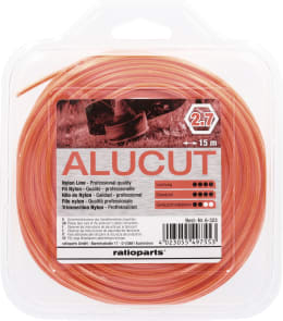 Produktbild: Mähfaden Alucut 2,7 mm/15 m 6-Kant, orange, SB-Karte