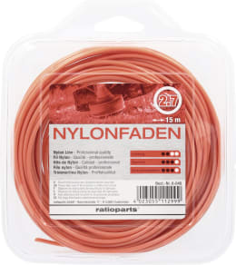 Produktbild: Mähfaden Copolymer 2,7 mm/15 m rund, orange, SB-Karte