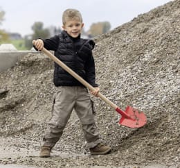 Produktbild: KERBL Frankfurter Schaufel Mini Breite 18 cm, für Kinder ab 5 Jahren