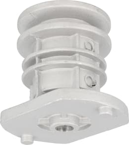 Produktbild: Messerkupplung für Castel Garden, Ø Welle 22,2 mm, Aufnahme 18 mm, Einstecktiefe 43 mm