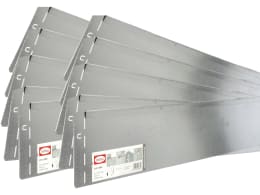 Produktbild: bellissa 10er VK-Set Rasenkante Metall silber 118 x 12,45 cm bestehend aus 10 Stck. a. 118 cm, Nutzlänge11,50 m