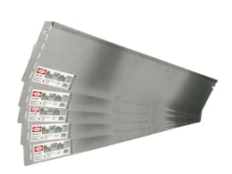 Produktbild: bellissa VK-Set Rasenkante Metall silber 118 x 19,5 cm bestehend aus 5-20 Stck. a. 118 cm, Nutzlänge 5,75-23 m