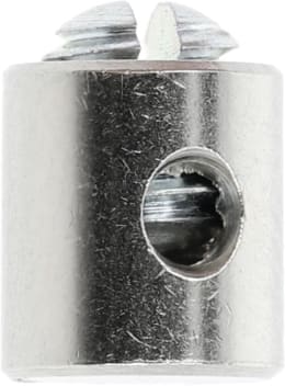 Produktbild: Schraubnippel Ø Schaft 5,5 mm, Länge 6 mm, 8,5 mm, montiert, mit Gewindestift M 4 x 5